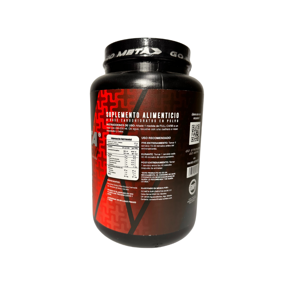 Full Carb Meta Nutrition - 64 Serv