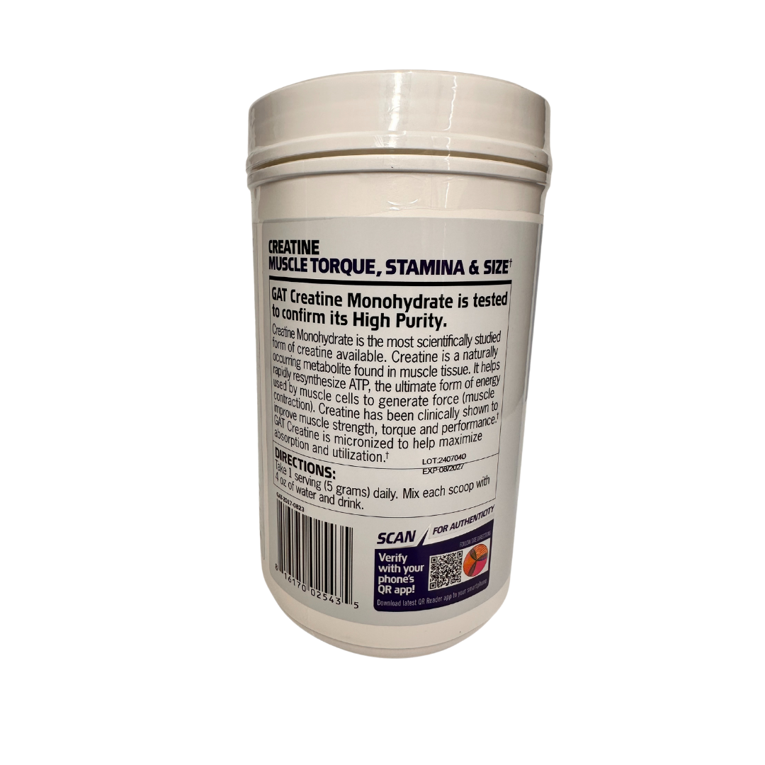 Creatina Gat - 1 Kg (200 Serv)