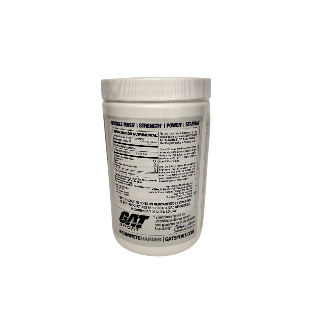 Creatina Gat - 300 Gr (60 Serv)