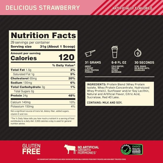 Gold Standard 100% Whey - 5 Lbs
