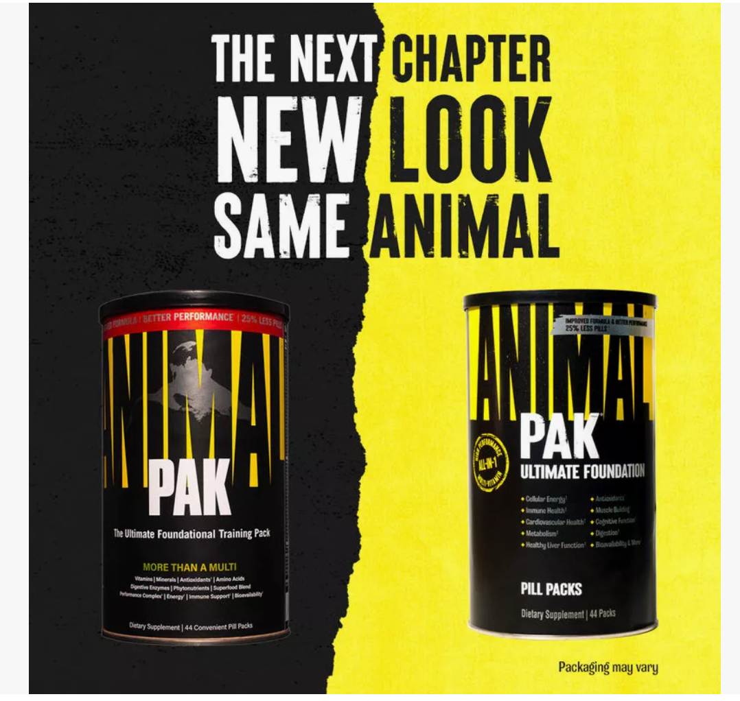 Animal Pak - 44 Packs