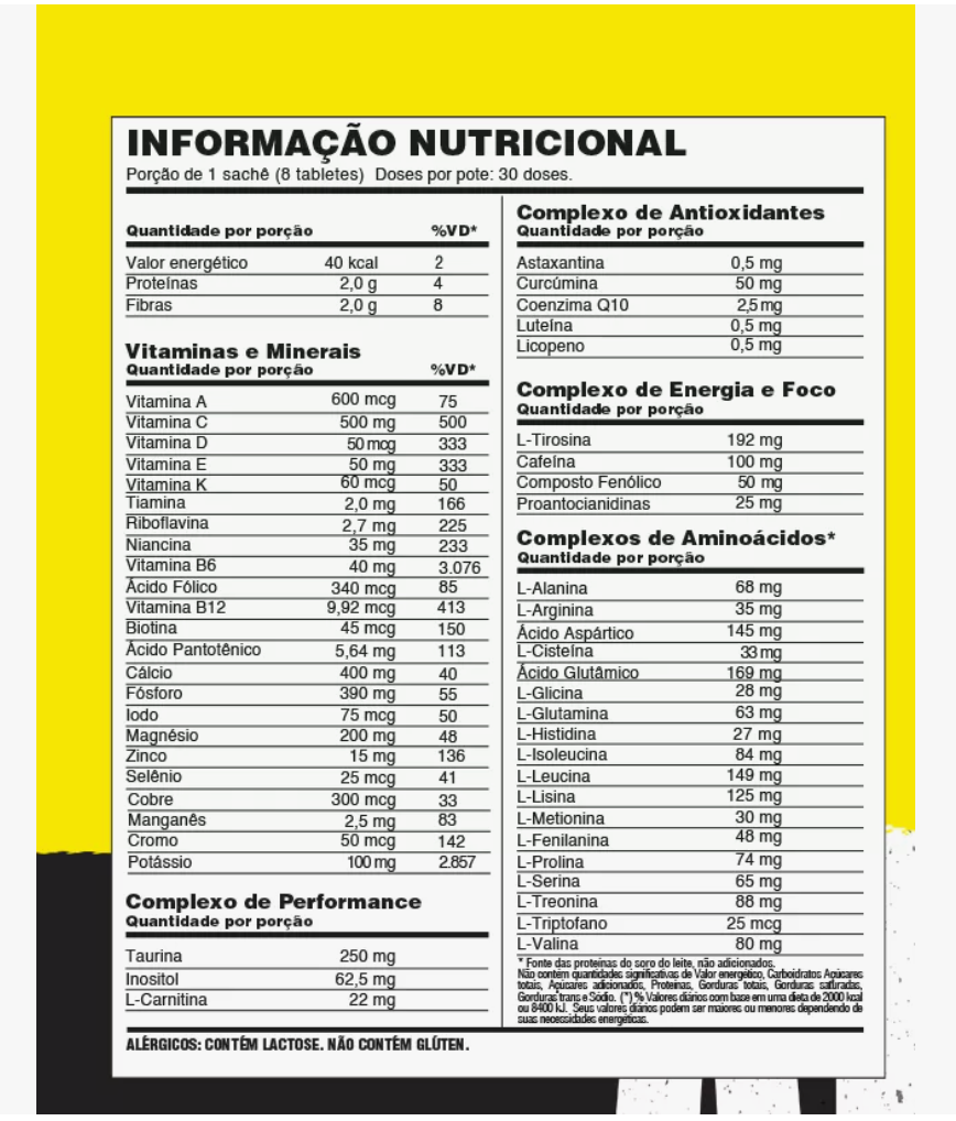 Animal Pak - 44 Packs