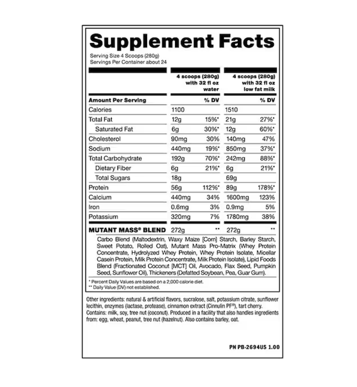 Mutant Mass - 15 Lbs