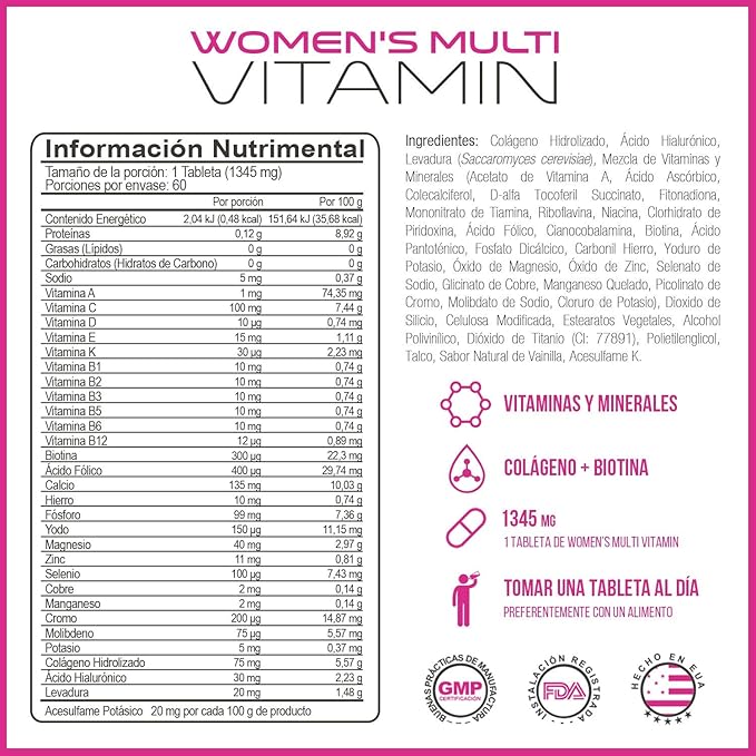 Womens Multi Vitamin Forzagen - 60 Caps