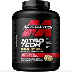 NITROTECH WHEY GOLD MUSCLETECH 5LBS