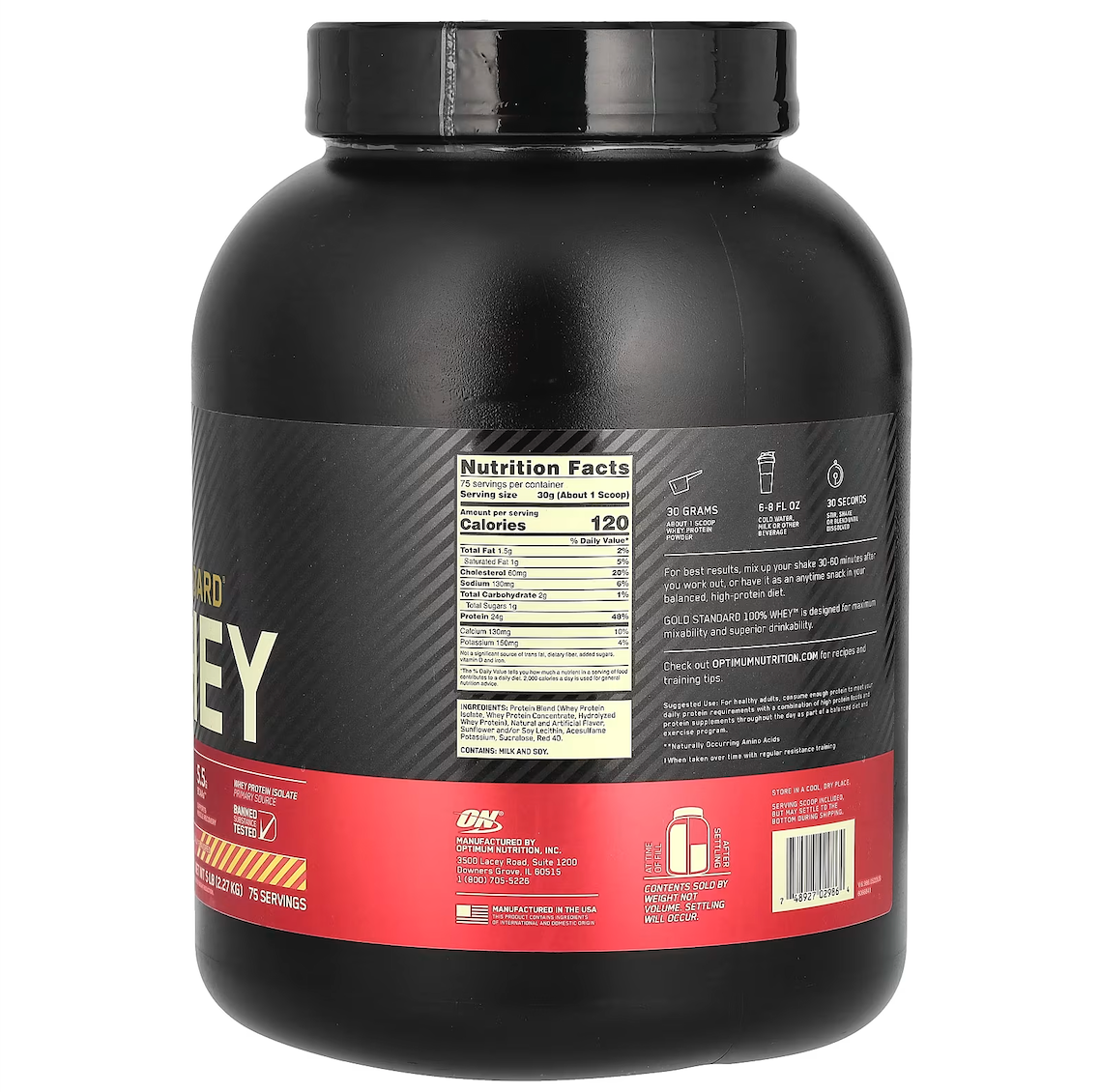Gold Standard 100% Whey - 5 Lbs