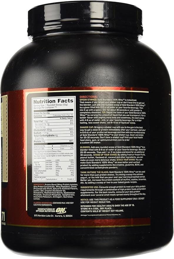 Gold Standard 100% Whey - 5 Lbs
