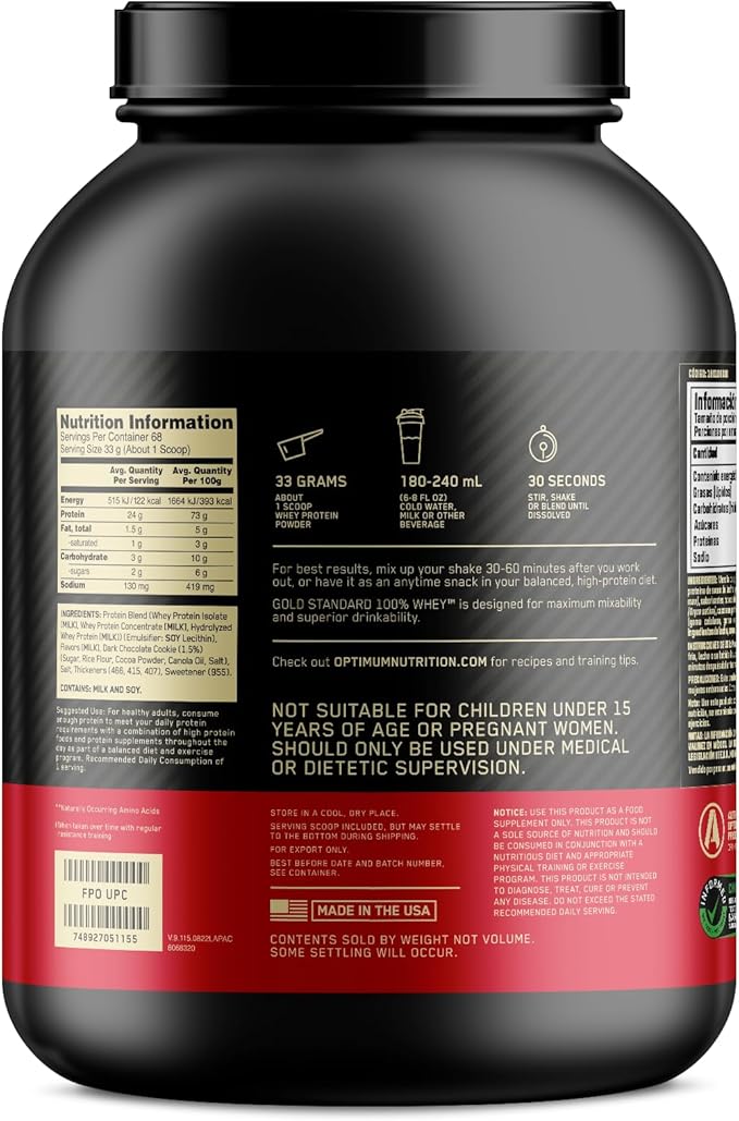 Gold Standard 100% Whey - 5 Lbs