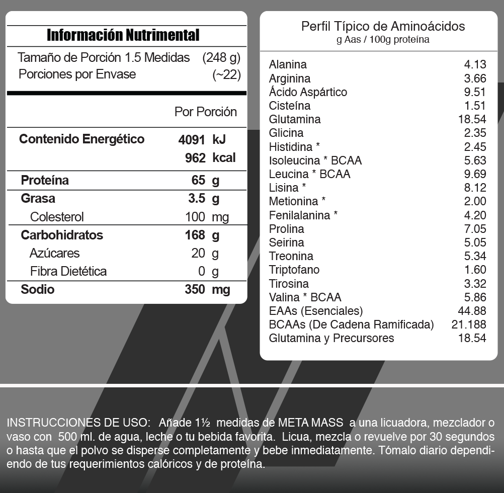Meta Mass - 12 Lbs